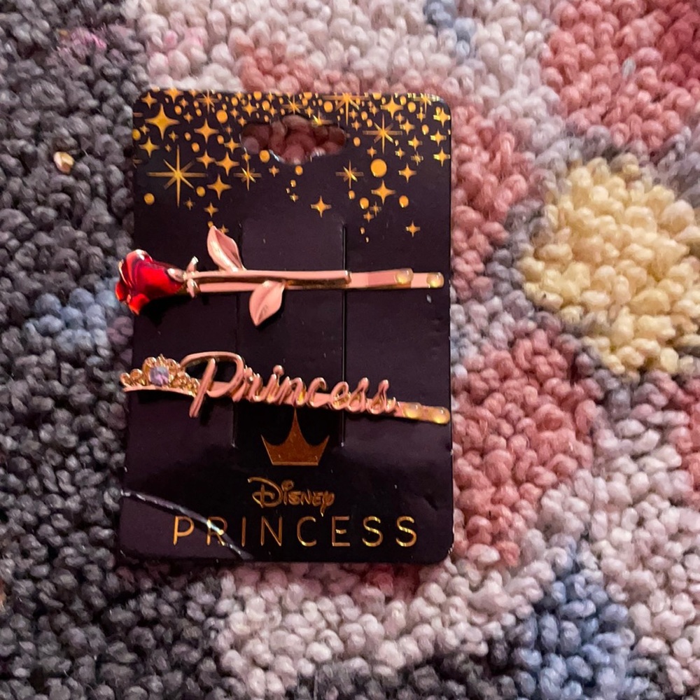 Beauty and the beast hair pin